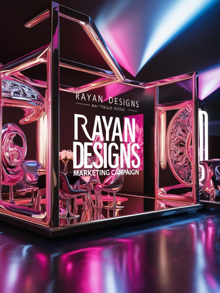 Banner promocional da Rayan Designs destacando estratégias de marketing digital para crescimento de marcas. Texto principal: 'Estratégias de Marketing Digital que Impulsionam sua Marca'. Imagem moderna com elementos visuais representando SEO, tráfego pago e branding digital.